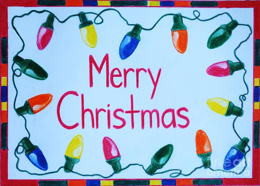 900x643 christmas lights drawing christmas ideas - String Lights Drawing