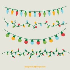 236x236 christmas lights wallpaper - String Lights Drawing