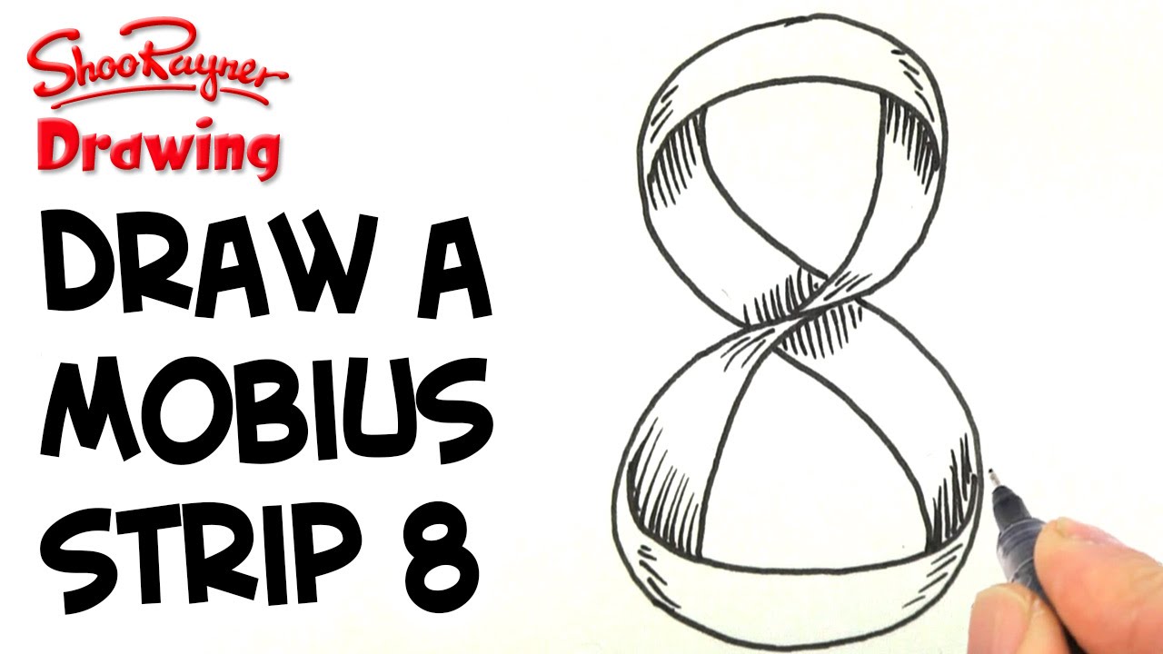 1280x720 how to draw a mobius strip like a number - Strip Drawing