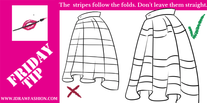 660x330 Drawing Stripes I Draw Fashion - Stripes Drawing