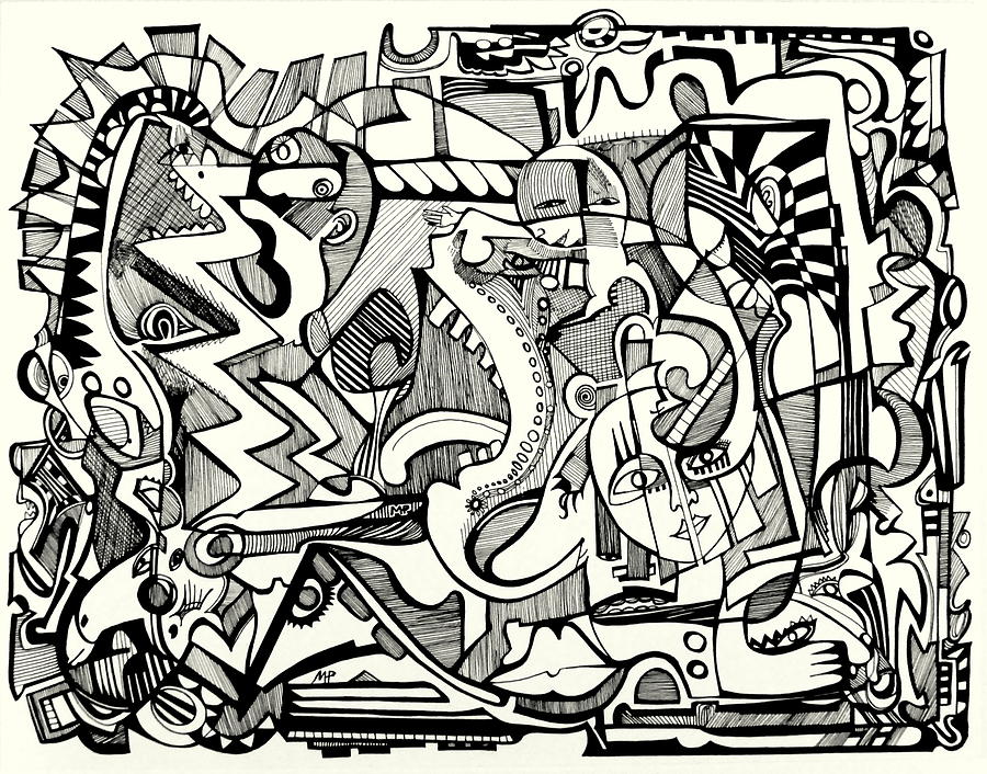 900x706 snakes and stripes and stories drawing - Stripes Drawing