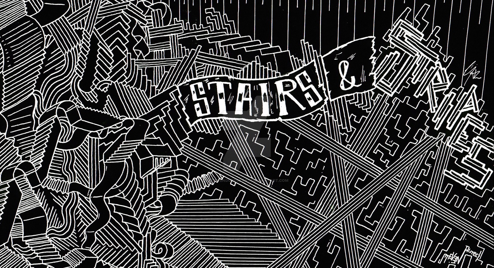 1600x868 Stars And Stripes Abstract Drawing - Stripes Drawing