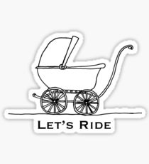 210x230 Stroller Drawing Stickers Redbubble - Stroller Drawing