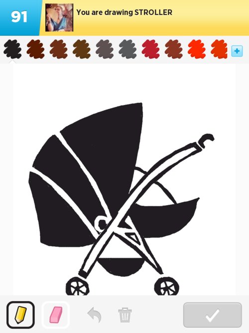 500x667 Stroller Drawings - Stroller Drawing