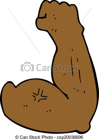 331x470 flexing strong arm cartoon - Strong Arm Drawing