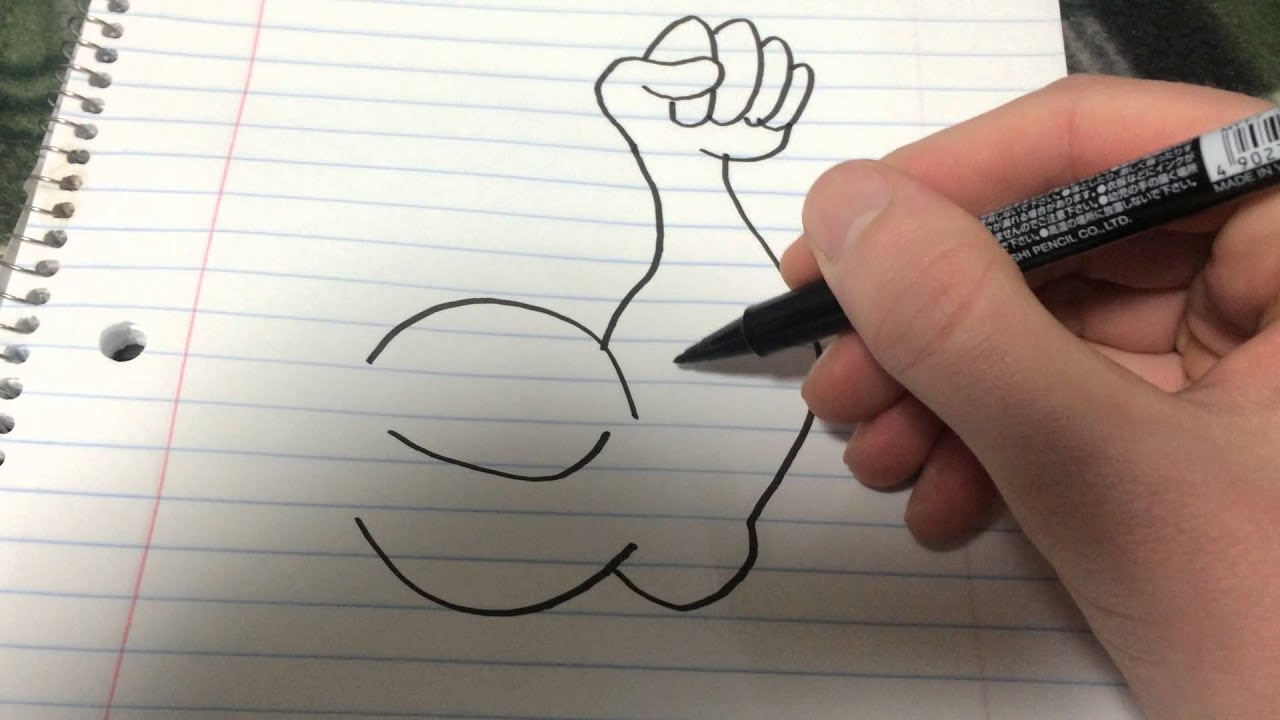 1280x720 how to draw a strong arm with a lot of veins - Strong Arm Drawing