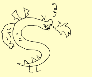 300x250 s dragon with strong arm drawing - Strong Arm Drawing