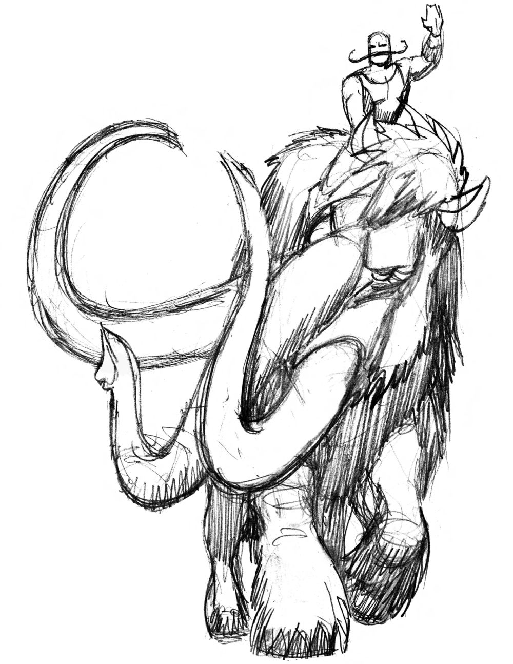 1000x1294 drawing comics strong man for free download - Strong Man Drawing