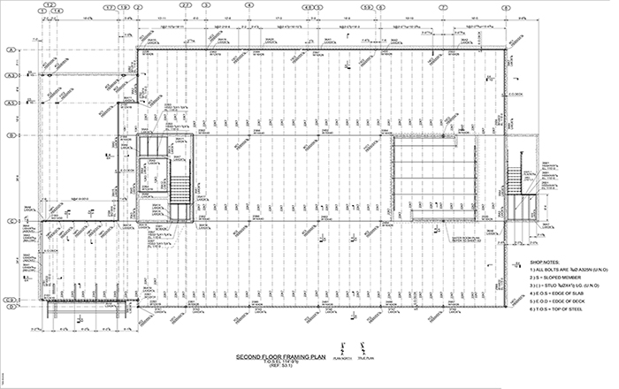 700x440 mds structural steel drawings examples project - Structural Drawing