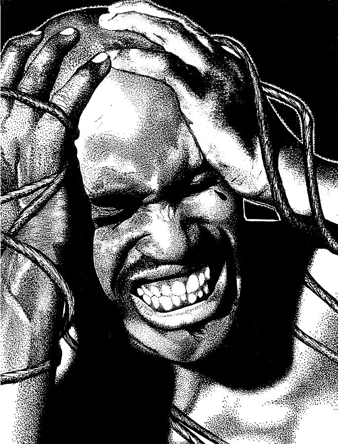 685x900 The Struggle Drawing - Struggle Drawing