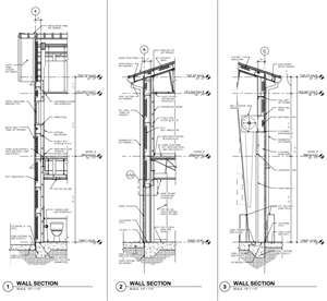 300x276 Drafting Sample Wall Sections - Stud Drawing