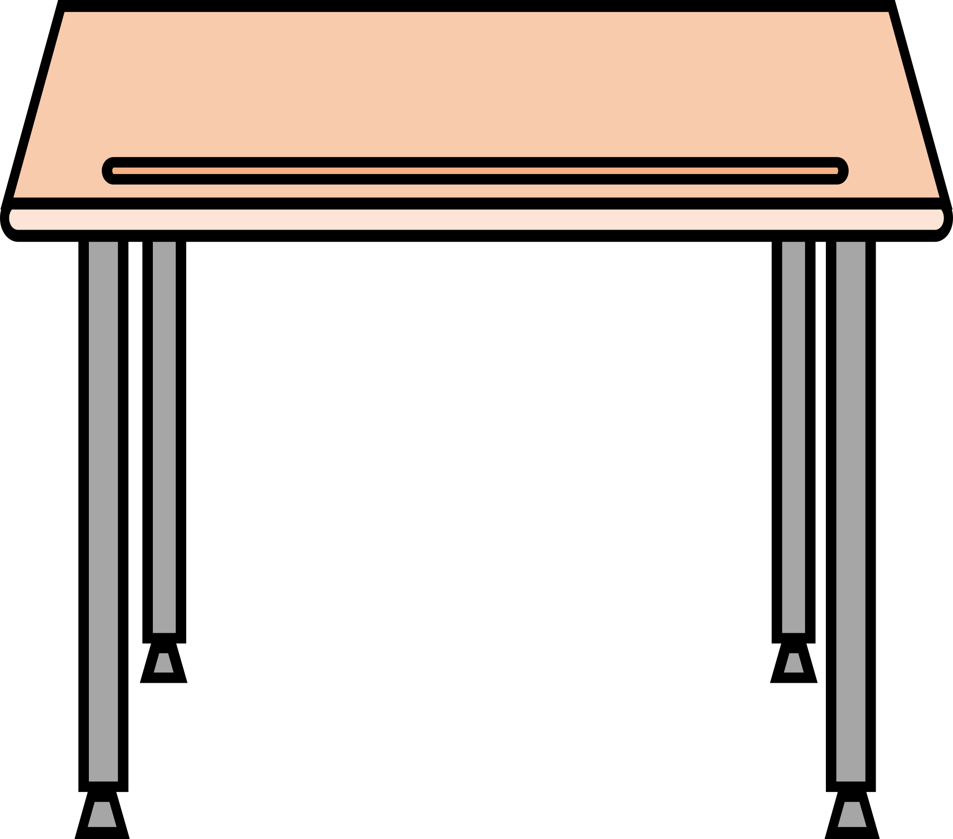 Student Desk Drawing At Paintingvalley Com Explore Collection Of