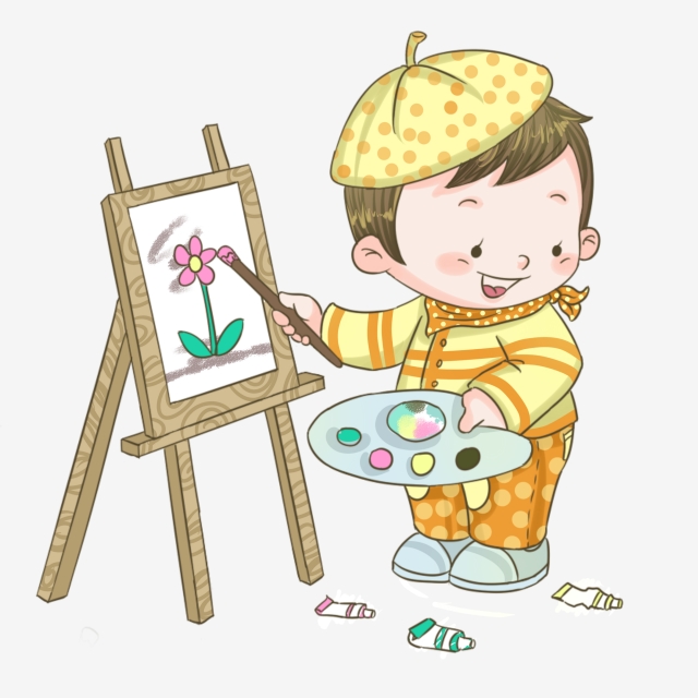 640x640 hand painted drawing art art student, drawing children, child - Student Drawing Clipart