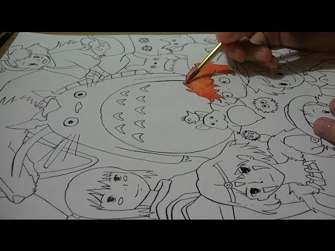 480x360 drawing studio ghibli characters - Studio Ghibli Drawings