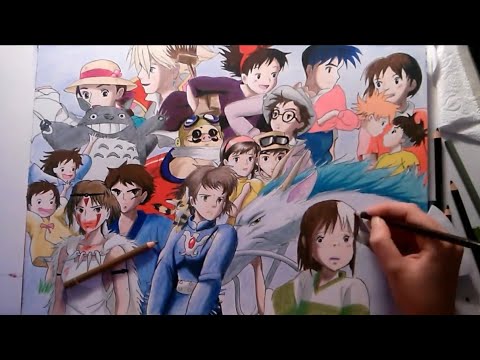 480x360 drawing studio ghibli characters - Studio Ghibli Drawings