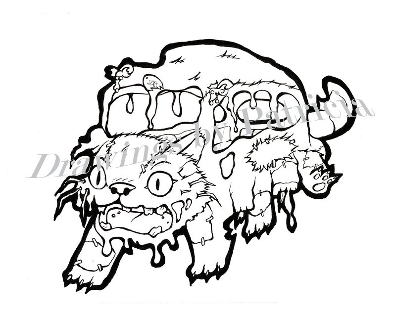 794x637 halloween drawings inspired - Studio Ghibli Drawings