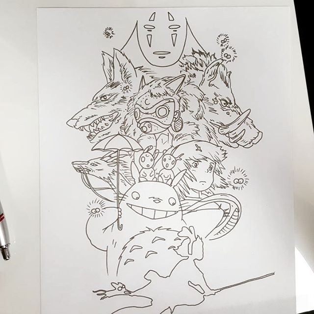 Studio Ghibli Drawings at Explore collection of