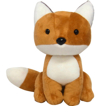 350x350 Drawing Picture Cartoon Style Animals Fox Plush Toy - Stuffed Animal Drawing