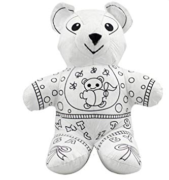 333x355 Buy Yzakka Paintable Toys Draw On Stuffed Animal Drawing Supplies - Stuffed Animal Drawing