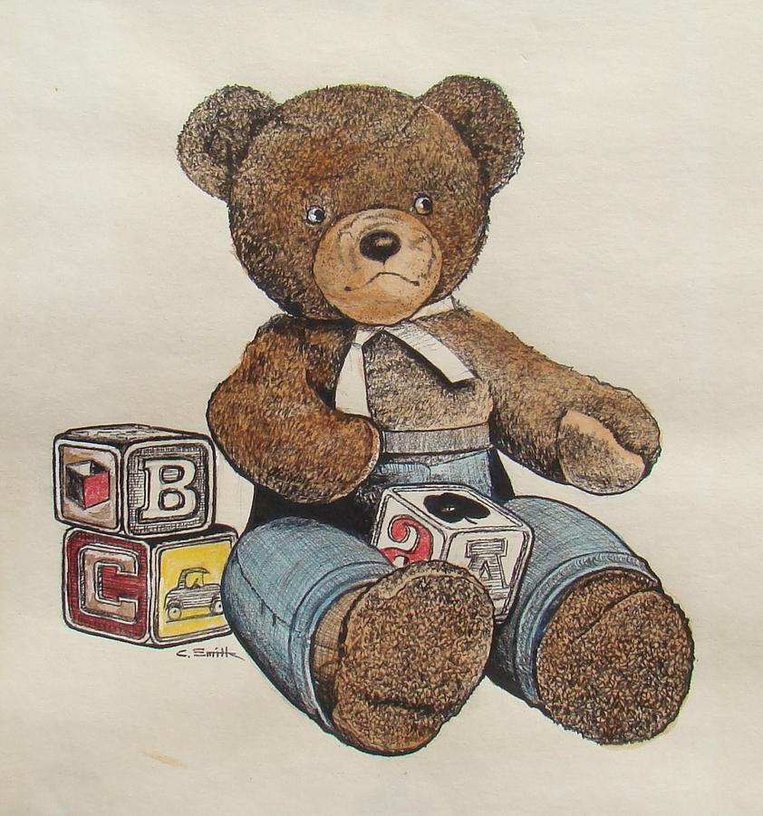 842x900 Teddy Bear Drawing - Stuffed Bear Drawing