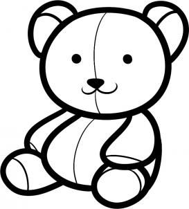 273x302 How To Draw A Teddy Bear For Kids Beautiful, Cute Fun Teddy - Stuffed Bear Drawing