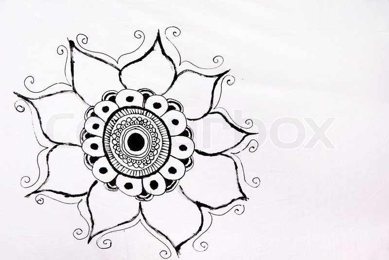 800x535 Stylized Drawing Of A Sunflower Stock Photo Colourbox - Stylized Drawing