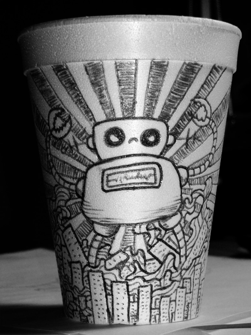 Styrofoam Cup Drawing at Explore collection of