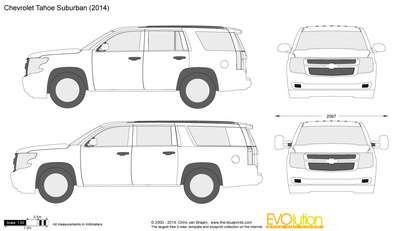 Chevrolet tahoe чертежи