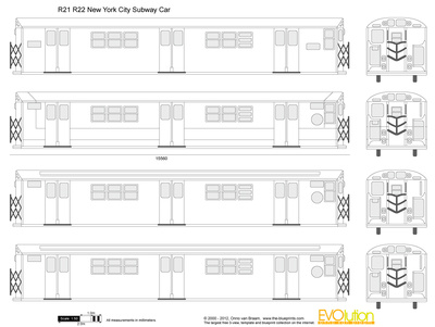 400x301 new york city subway car vector drawing - Subway Car Drawing