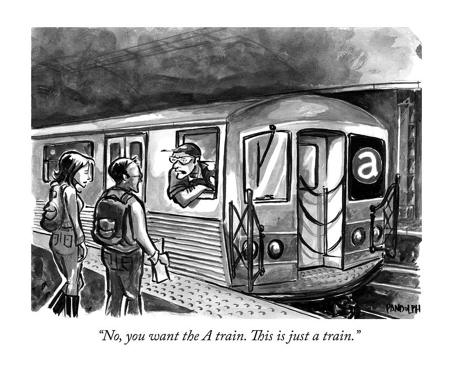 900x734 a subway conductor drives a train marked drawing - Subway Car Drawing