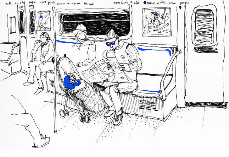 728x500 subway drawing boyeon choi - Subway Drawing