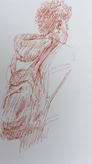 360x640 Janette Rozene - Subway Train Drawing