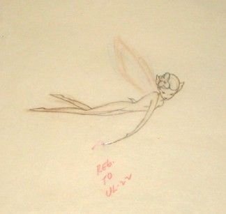 324x307 Original Disney Production Drawing Of A Sugar Plum Fairy - Sugar Plum Fairy Drawing