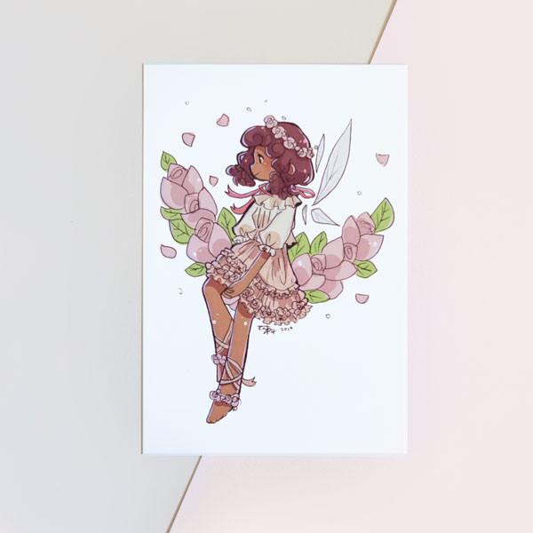 600x600 Sugar Plum Fairy Mini Print Kaiami - Sugar Plum Fairy Drawing