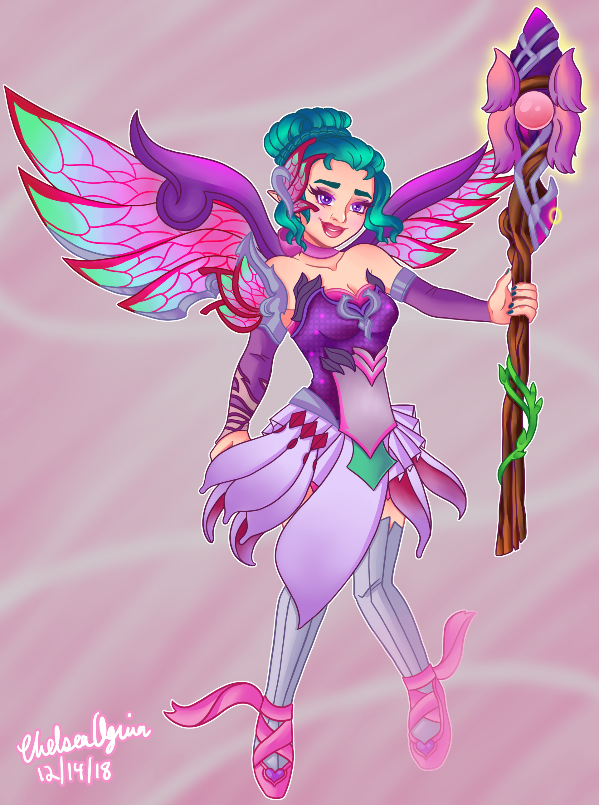 1920x2580 Artstation - Sugar Plum Fairy Drawing