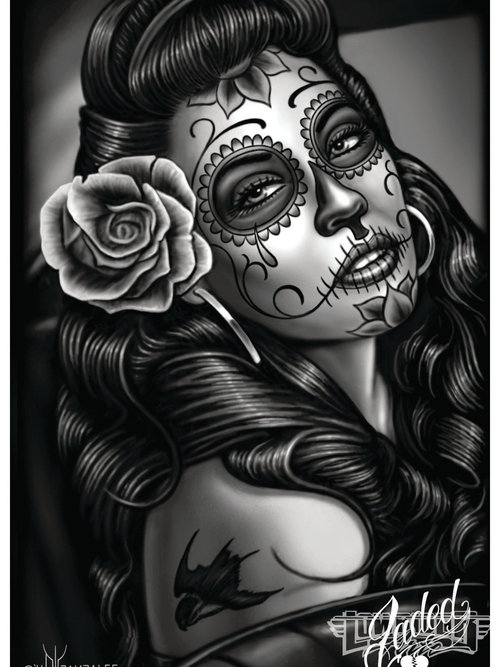 500x667 sugar skulls' status in popular culture what is their meaning - Sugar Skull Girl Drawing