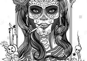 300x210 Pin Sugar Skull Female Drawings - Sugar Skull Woman Drawings