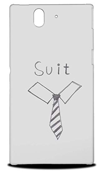 330x550 cute suit and tie sketch drawing hard phone case cover - Suit And Tie Drawing