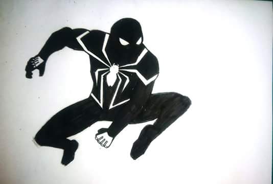 534x360 I Tried Drawing A Symbiote Suit For Spidey, But It Turns Out I - Suit Drawing