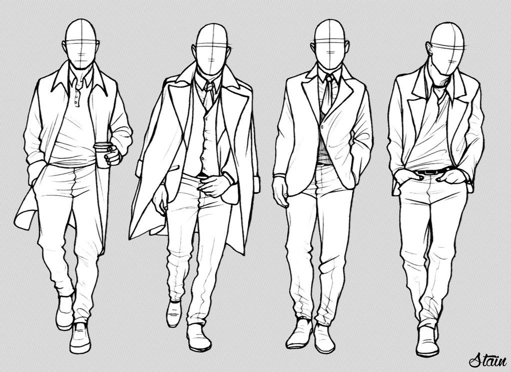 Suit Drawing at Explore collection of Suit Drawing