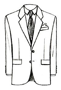 200x292 Suit Drawing - Suit Drawing