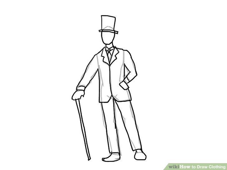 Suit Drawing at PaintingValley.com | Explore collection of Suit Drawing