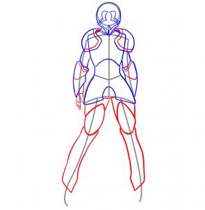 295x302 how to draw armor, step - Suit Of Armor Drawing