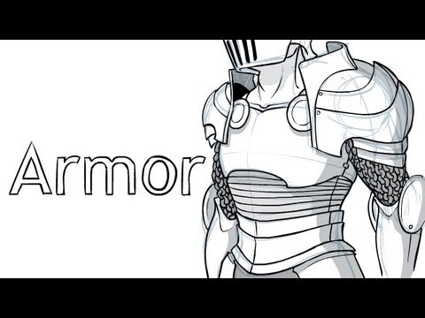 480x360 let's draw armor! - Suit Of Armor Drawing