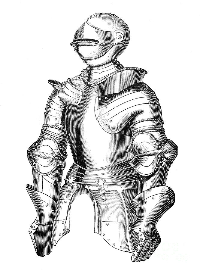666x900 suit of armor, photograph - Suit Of Armor Drawing