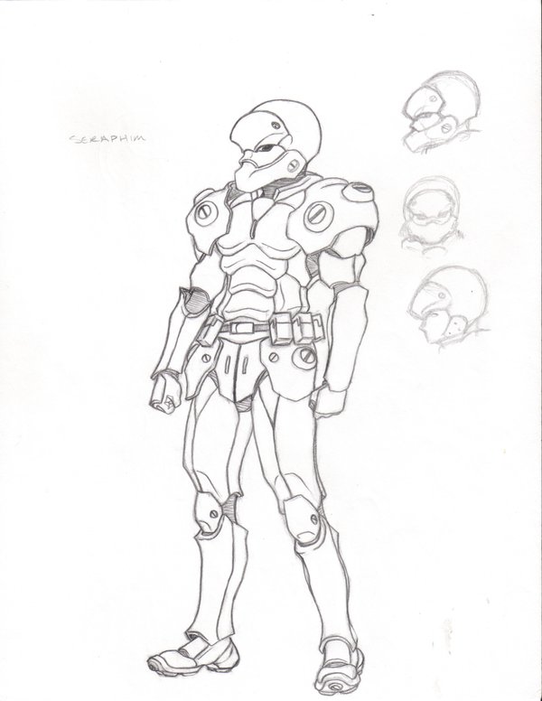 600x776 armor lineart futuristic for free download - Suit Of Armor Drawing