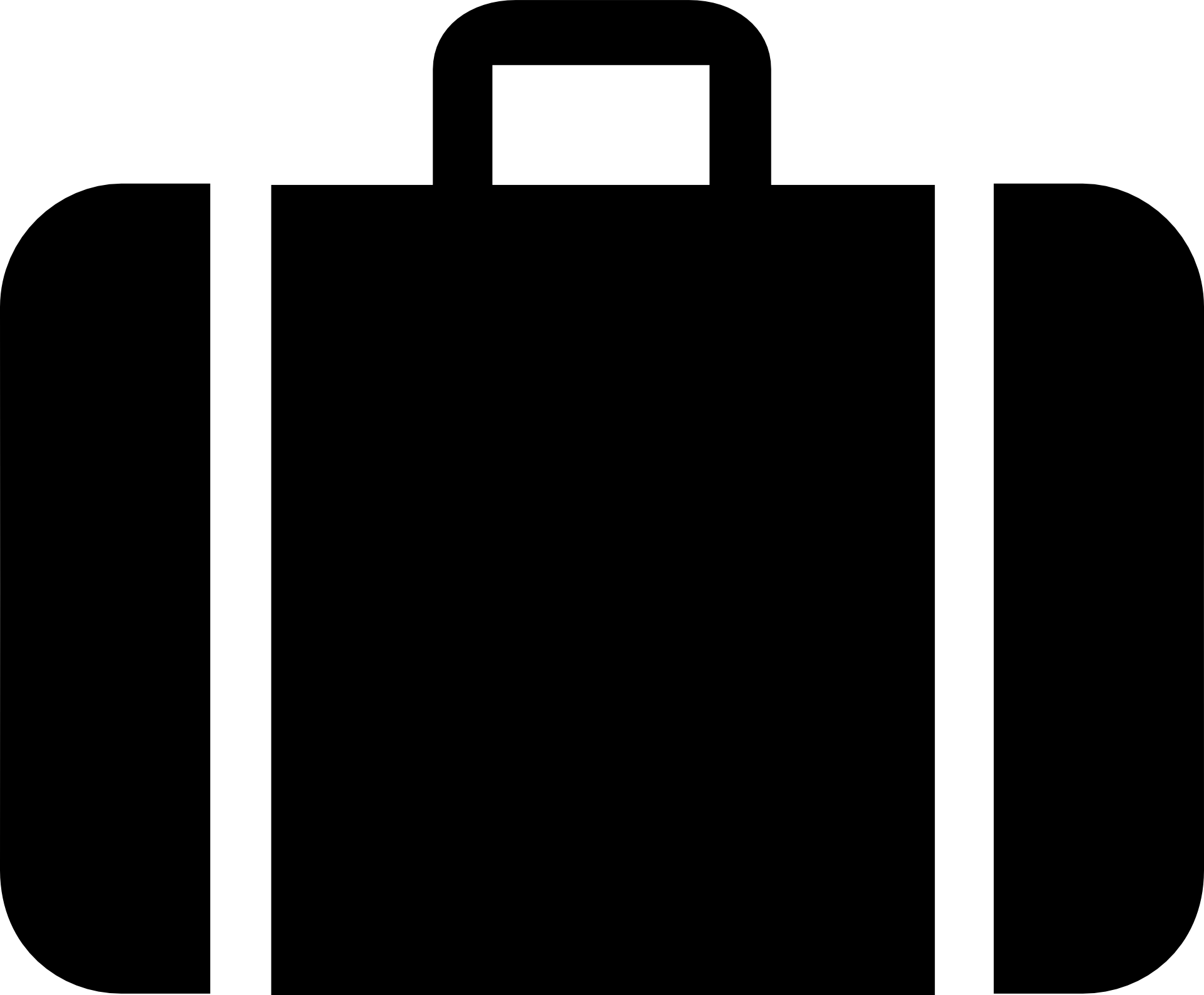 1920x1587 drawing of black suitcase with two white stripes free image - Suitcase Drawing