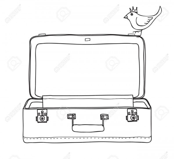 Suitcase Drawing at Explore collection of Suitcase