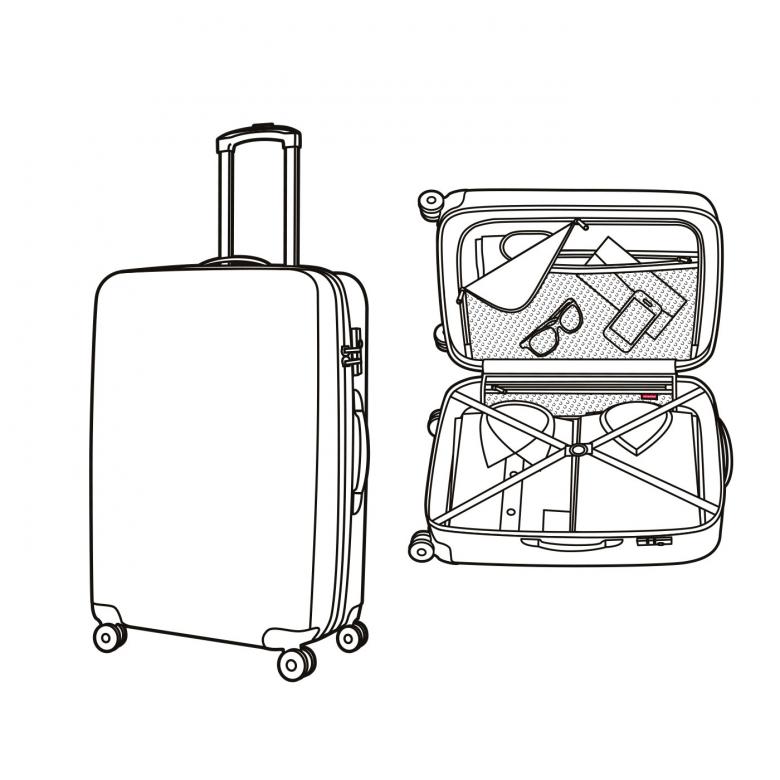 Suitcase Drawing at Explore collection of Suitcase