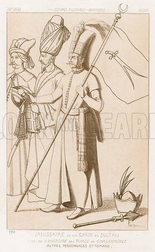 316x512 Janissary Guard Of The Sultan - Sultan Drawing